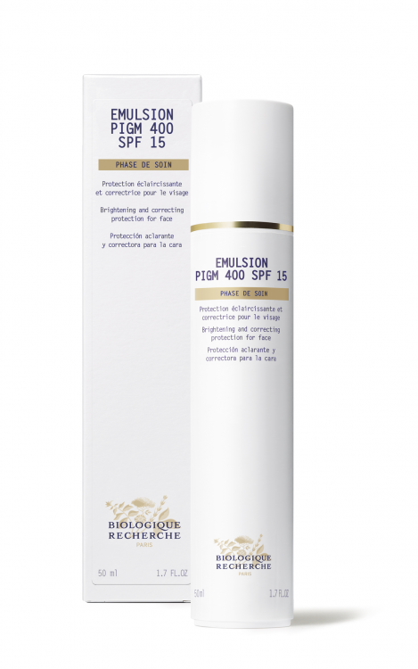 ОСВЕТЛЯЮЩАЯ И КОРРЕКТИРУЮЩАЯ ЗАЩИТНАЯ ЭМУЛЬСИЯ ДЛЯ ЛИЦА EMULSION PIGM 400 SPF 15 50 мл
