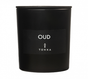 Свеча аромат OUD черный стакан 50 мл